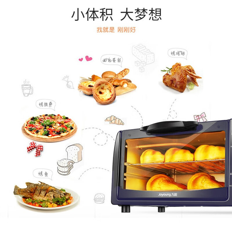 九阳电烤箱10L双层大容量多功能烘焙机 KX10-V601