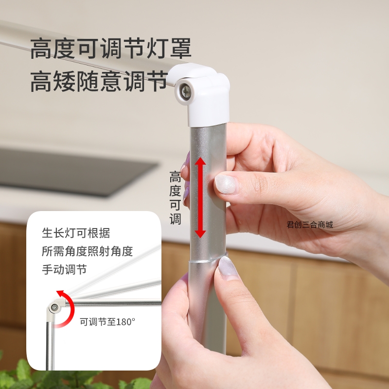 懒人花盆蔬菜花卉种植机智能水培自动仿生灯光家庭室内阳台花盆H003